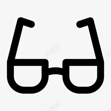 眼镜眼睛学习图标