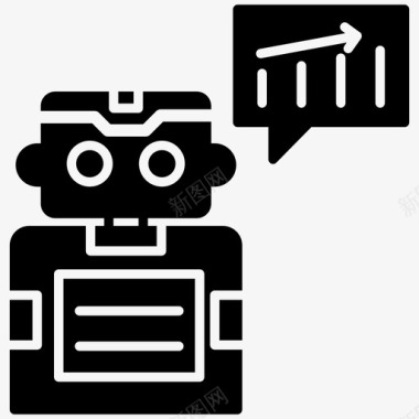 聊天机器人人工对话实体即时通讯机器人图标