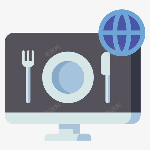 在线订购美食家1平面svg_新图网 https://ixintu.com 在线订购 美食家 平面