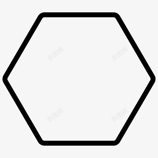 六边形几何形状svg_新图网 https://ixintu.com 形状 六边形 几何