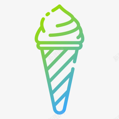 冰淇淋春季150梯度图标