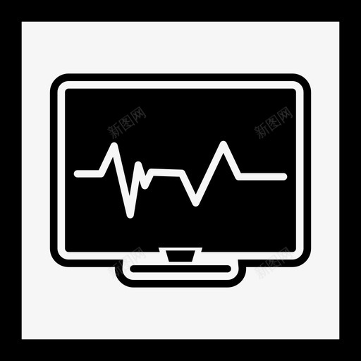 ecgecg监护仪心跳svg_新图网 https://ixintu.com ecg 监护仪 心跳 lcd 脉搏率 医疗