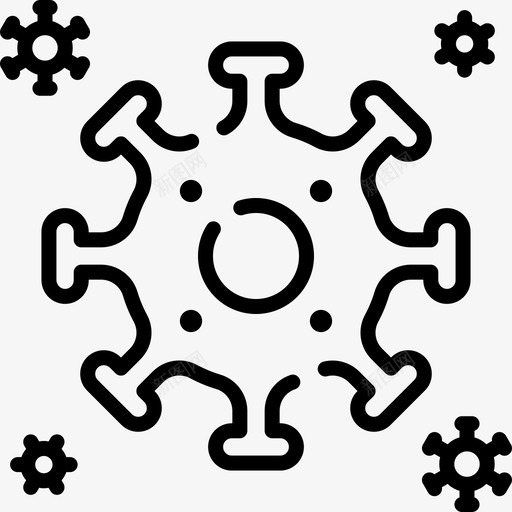 冠状病毒卫生和消毒9线性svg_新图网 https://ixintu.com 冠状 病毒 卫生 消毒 线性