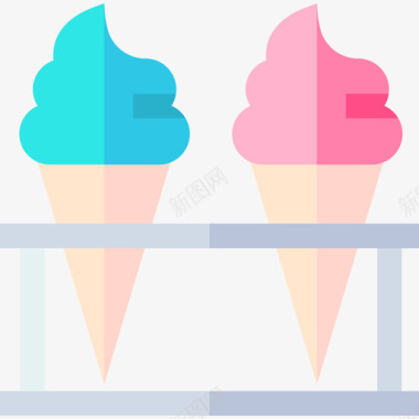 冰淇淋冰淇淋店34号公寓图标