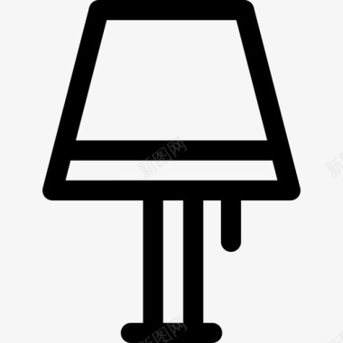 灯具家用电器31线性图标