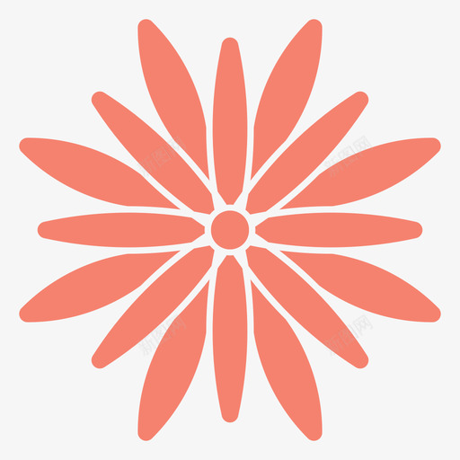 菊花花绿svg_新图网 https://ixintu.com 菊花