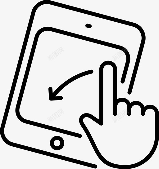 带手势的平板电脑ipad绘图选项卡svg_新图网 https://ixintu.com 手势 平板电脑 ipad 绘图 选项