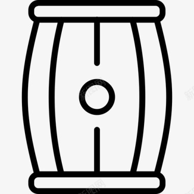 木桶酒啤酒图标
