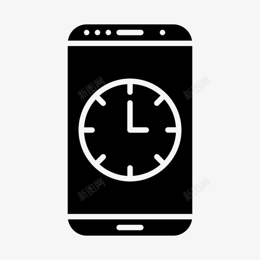 电话时钟持续时间长度svg_新图网 https://ixintu.com 电话 时钟 持续时间 长度 时间 字形