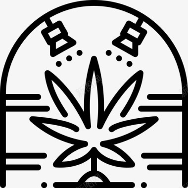 种植大麻14线性图标