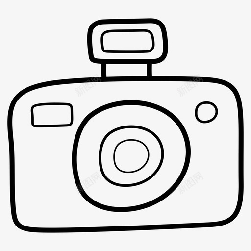 相机数码相机摄影设备svg_新图网 https://ixintu.com 摄影 相机 数码相机 设备 图片 野餐 旅行 假期 向量 图标