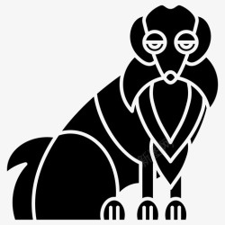 2种狗猎狼猎犬高清图片