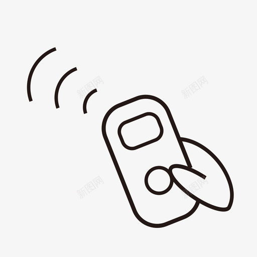 遥控器识别svg_新图网 https://ixintu.com 遥控器 识别 线性