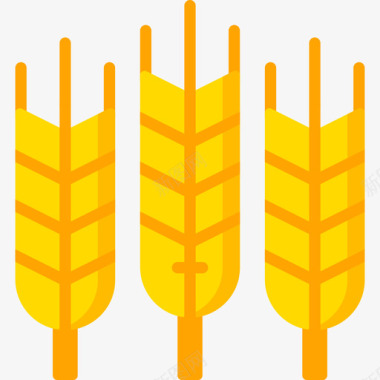 小麦自然134平坦图标