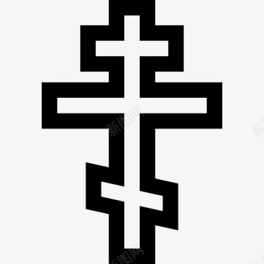 东正教十字架俄罗斯45直纹图标