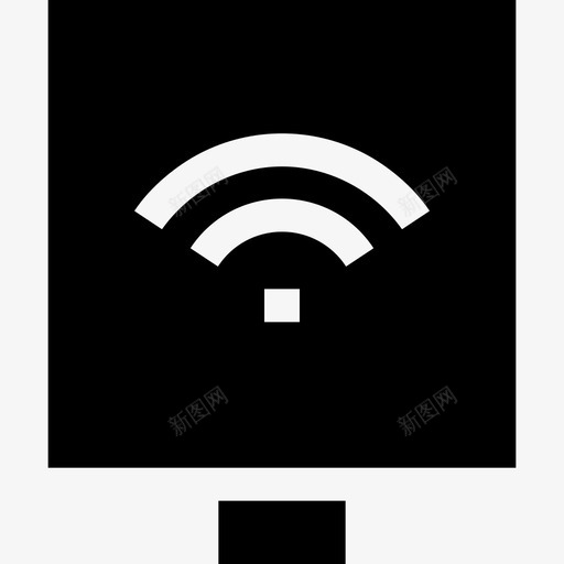 Wifi信号和禁令8已填充svg_新图网 https://ixintu.com Wifi 信号 禁令 填充