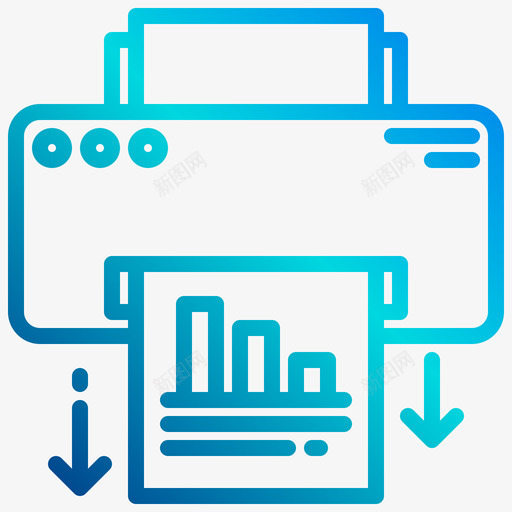 打印机数据分析26线性梯度svg_新图网 https://ixintu.com 打印机 数据分析 线性 梯度