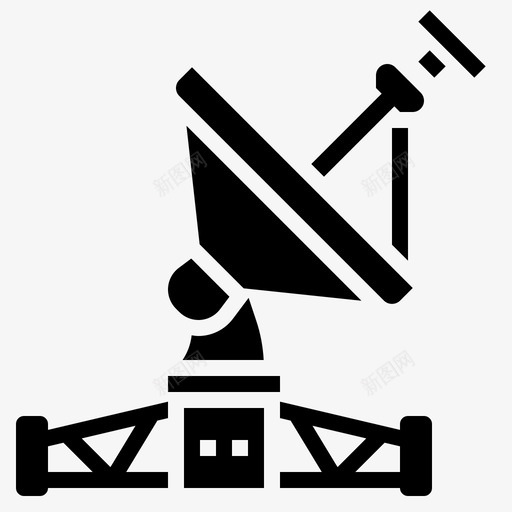卫星天线通信无线电svg_新图网 https://ixintu.com 卫星 天线 通信 无线电 军事 符号