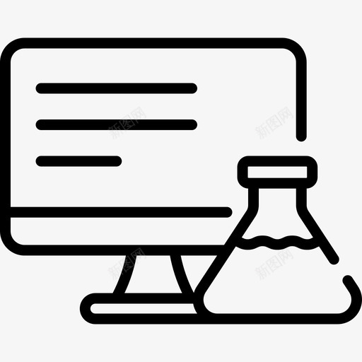 化学实验室68线性svg_新图网 https://ixintu.com 化学 实验室 线性
