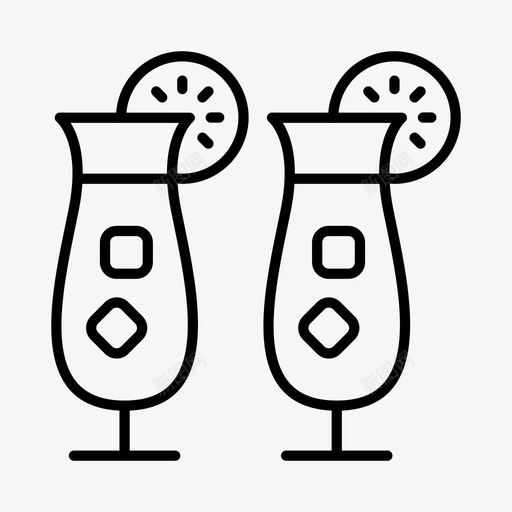 饮料鸡尾酒蜜月svg_新图网 https://ixintu.com 饮料 鸡尾酒 蜜月 爱情 婚姻 婚礼
