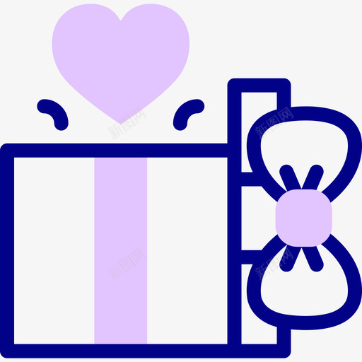 礼品盒生日164线性颜色svg_新图网 https://ixintu.com 礼品盒 生日 线性 颜色