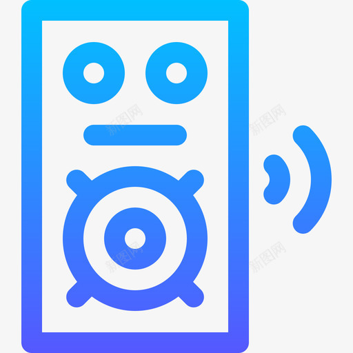 扬声器物联网191线性颜色svg_新图网 https://ixintu.com 扬声器 联网 线性 颜色