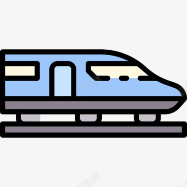 火车日本102线颜色图标