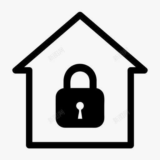 安全锁挂锁svg_新图网 https://ixintu.com 安全 挂锁 密码 收集