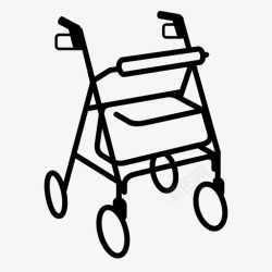 walkerrollatorwalker老龄化助行器高清图片