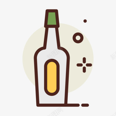 饮料瓶饮料38线性颜色图标
