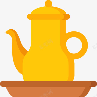 茶壶摩洛哥11扁平图标