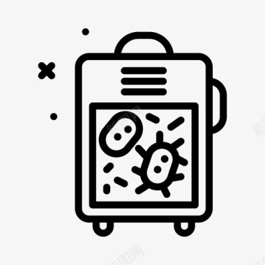 手提包疾病1直系图标