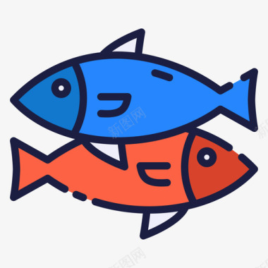 鱼超市96线颜色图标