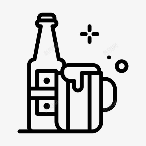 直饮37瓶啤酒svg_新图网 https://ixintu.com 直饮 37瓶 啤酒
