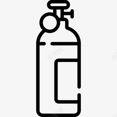气瓶实验室68线性图标