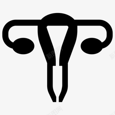 子宫卵巢生殖系统图标