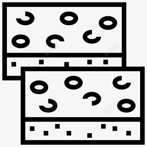 布朗尼面包房巧克力svg_新图网 https://ixintu.com 布朗 面包房 巧克力 美味 甜点 面包机