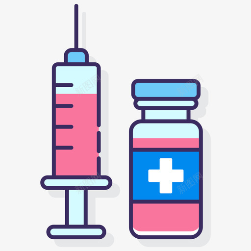 疫苗接种解剖学11线颜色svg_新图网 https://ixintu.com 疫苗 接种 解剖学 颜色