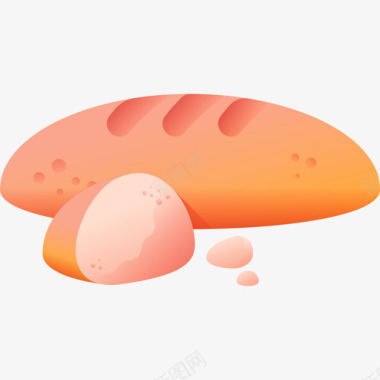 面包instagram亮点故事食品2颜色图标