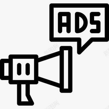 广告商业533直系图标