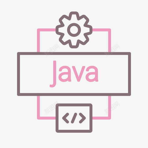 Java计算机编程图标2线性颜色svg_新图网 https://ixintu.com Java 计算机 编程 图标 线性 颜色