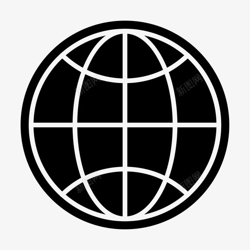地球仪地图旋转地图svg_新图网 https://ixintu.com 地图 地球仪 旋转 圆形