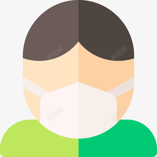 医用面罩健康103扁平svg_新图网 https://ixintu.com 医用 面罩 健康 扁平