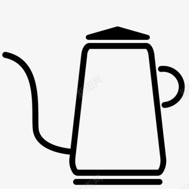 水壶咖啡师咖啡图标