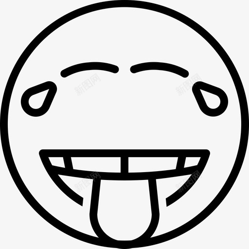 开玩笑大笑窃笑svg_新图网 https://ixintu.com 开玩笑 大笑 窃笑