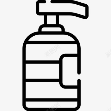 液体肥皂卫生常规54线性图标