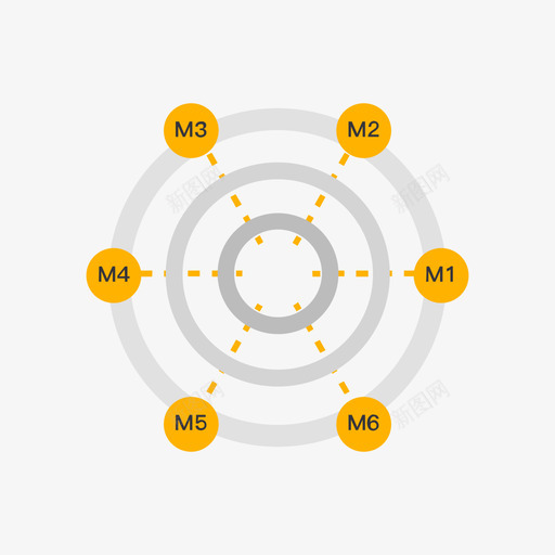 环形6麦svg_新图网 https://ixintu.com 环形