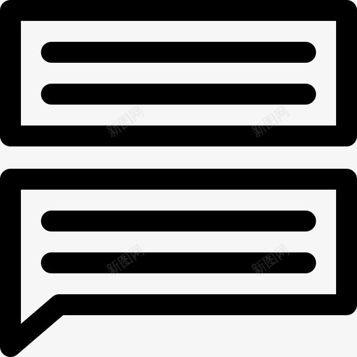 泡泡聊天26直系svg_新图网 https://ixintu.com 泡泡 聊天 直系