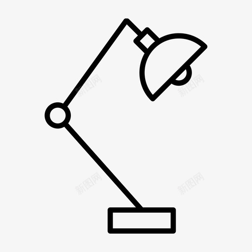 灯具装饰家具svg_新图网 https://ixintu.com 灯具 装饰 家具 照明灯 办公