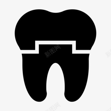 牙齿牙科医学图标